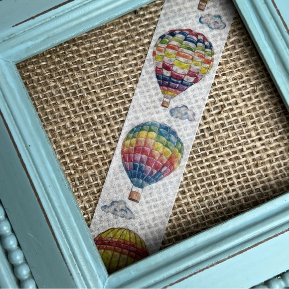 Hot Air Balloon Festival, Rainbow Designed Balloons, 30mm Washi Tape, 1 Roll - Picture 6 of 13